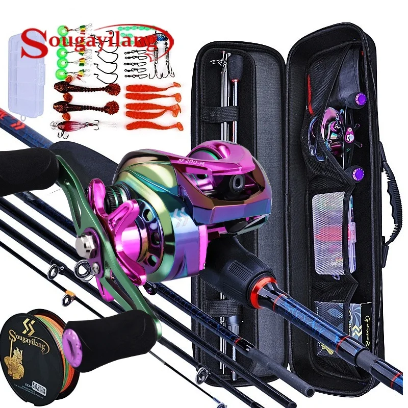 Spincast Reel - Sougayilang قضبان وبكرات الصيد 5 قسم
