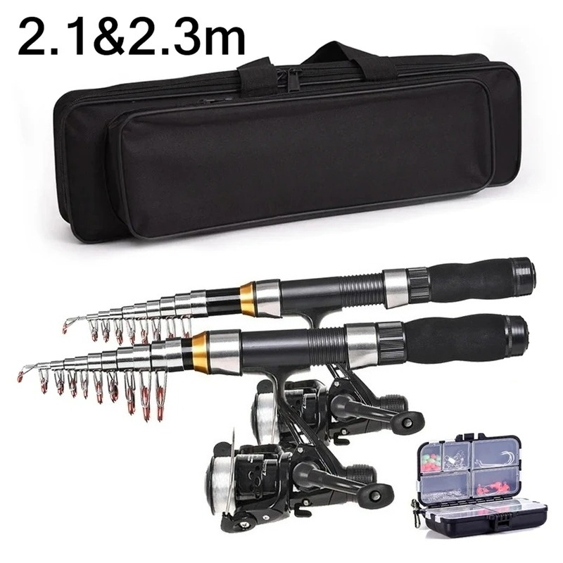 BRAVMAK 2.1/ 2.3 mTelescopic ا - مراجعة Spincast Reel وسعره